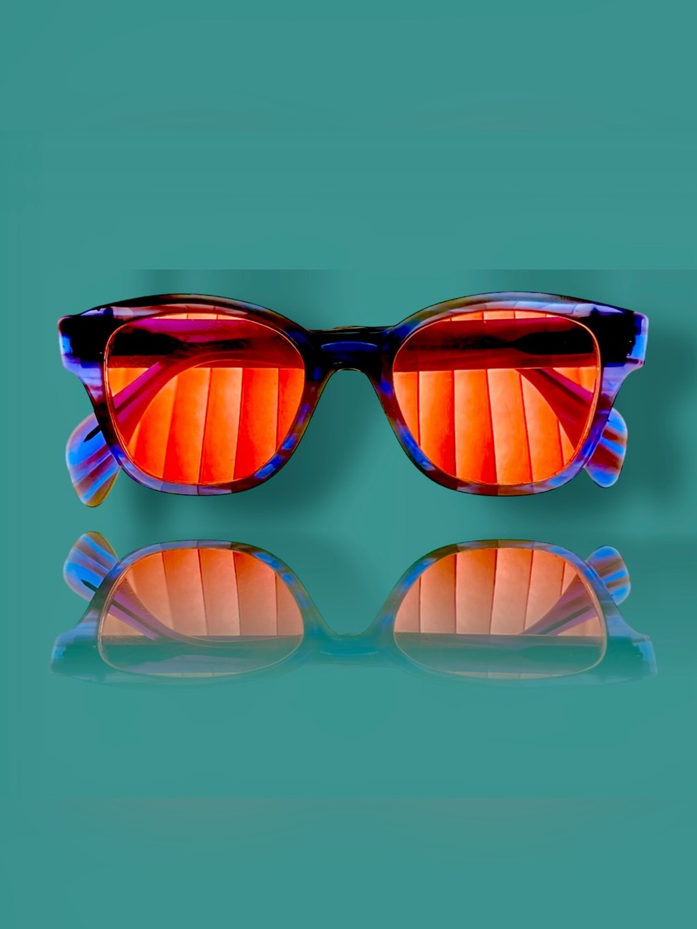 Ray Ban blue tortoise +2.5 premium progressive lens reader sunglasses